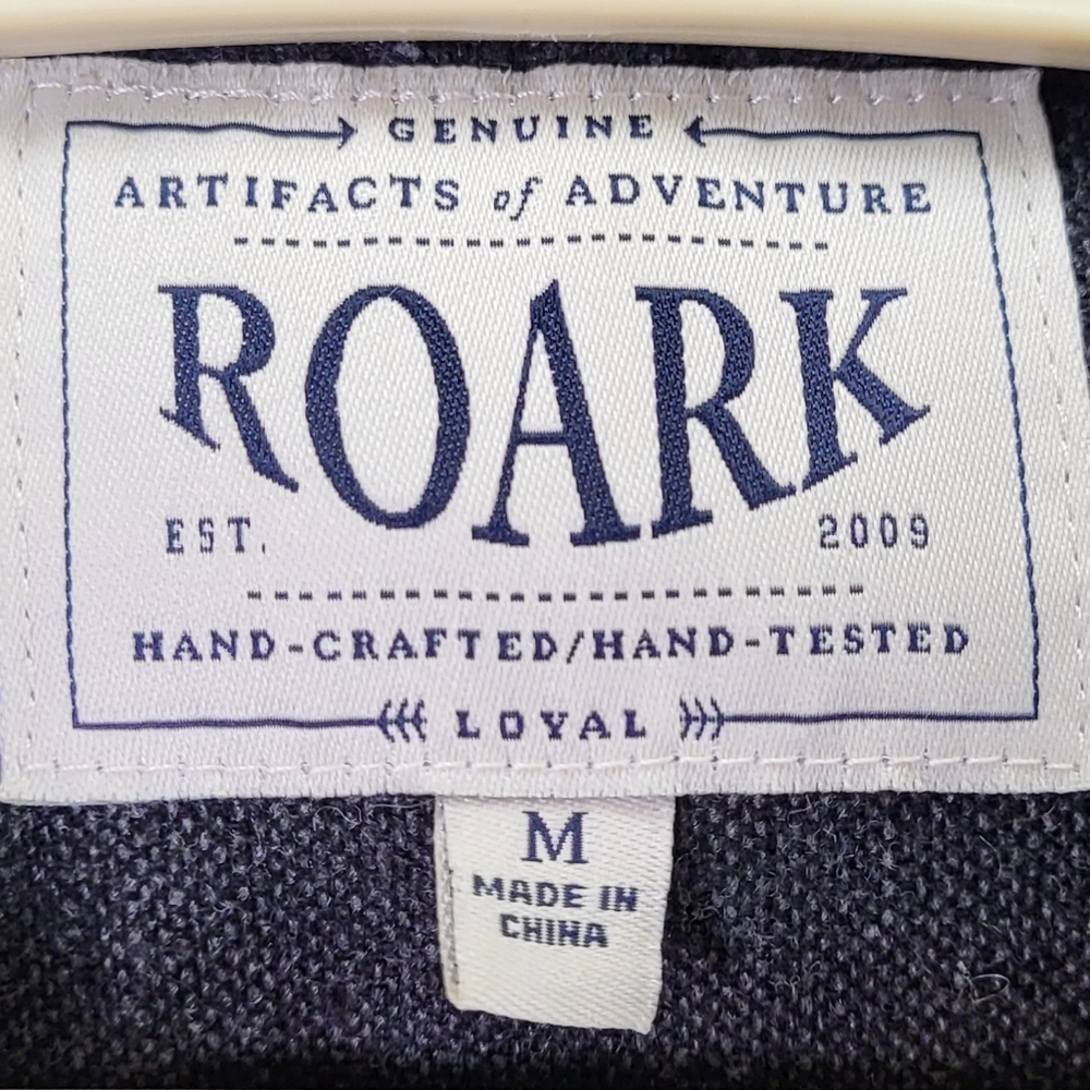 Roark Nordsman Long Sleeve Wool Blend Flannel size Medium - Picture 3 of 7